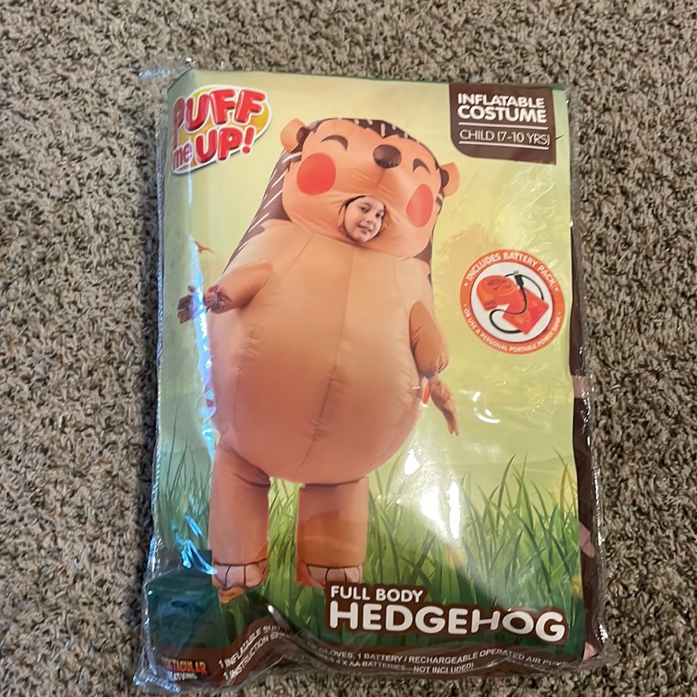 Inflatable Halloween Costume - Hedgehog